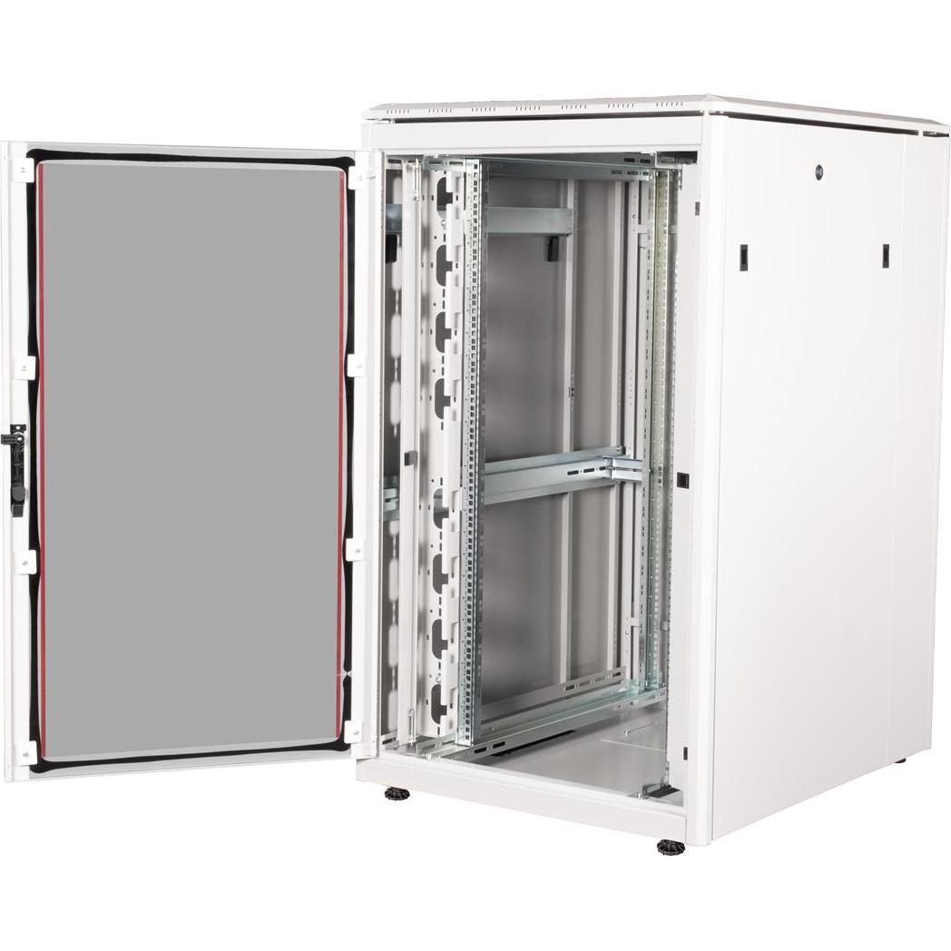 Thumbnail - Roline 19-Zoll Netzwerkschrank Pro 26 HE (26 HE, 19 Zoll Rack), Serverschrank, Grau