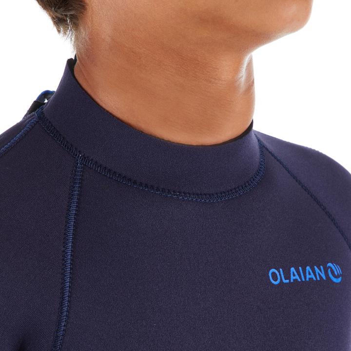Actual product image Olaian Surf wetsuit kids 4/3 mm neoprene (4/3 mm, 176)