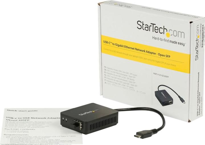 Actual product image StarTech USB C To Fiber Optic Converter (USB-C, SFP (1x))