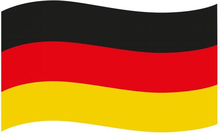 Trenddeko Drapeau allemand dans le vent