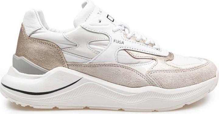 Immagine prodotto D.a.t.e. D.a.t.e fuga sneakers in nylon and suede color white/platinum (37)
