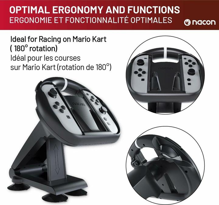 Actual product image Nacon Gaming Foldable Racing Wheel (Switch 2)