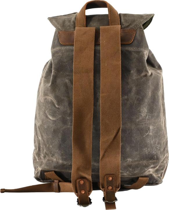 Actual product image Army Shop #6 Vintage army tent fabric backpack waxed (18 l)