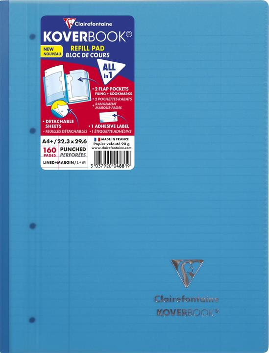 Actual product image Clairefontaine Koverbook (A4+, Lined, Soft cover)