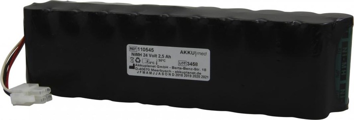 Produktbild AccuCell Akku Hill Rom Lifter Liko/ Golvo 8000/ 8008, O.Nr.: 2006107 - 4 pol. Stecker CE Konform (1 Stk., 2500 mAh, Akku)