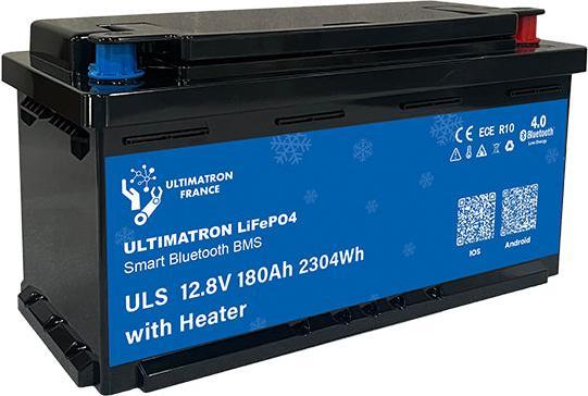 Image du produit Ultimatron ULS-12V-180Ah LiFePO4 Versorgungsbatterie (Heater) (12.80 V, 180 Ah)