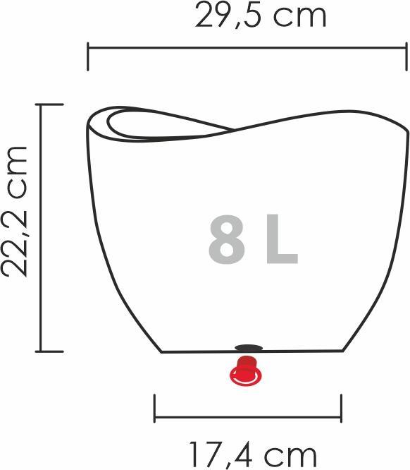 Produktbild Scheurich Wave Globe (29.50 cm)
