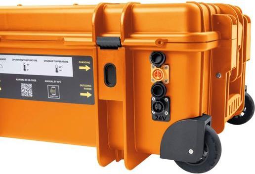 Image du produit B&W International B&W Mobile Power Pro1500 500W incl. cable orange (500 W, 1500 Wh)