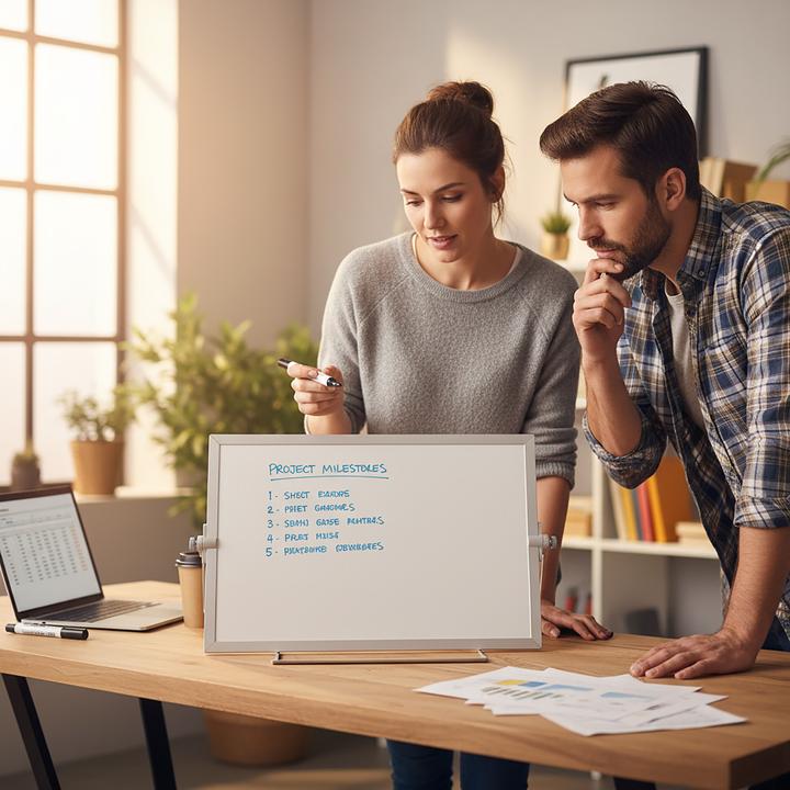 Productafbeelding Relaxdays Whiteboard Tisch