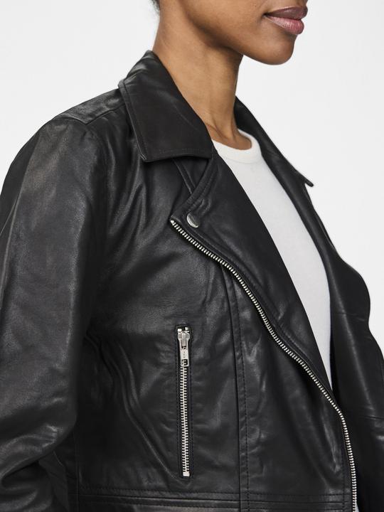 Actual product image Yas YASSOPHIE leather biker jacket (M)