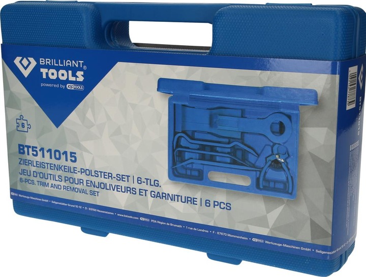 Produktbild Brilliant Tools Zierleistenkeile-Polster-Satz, 6-tlg