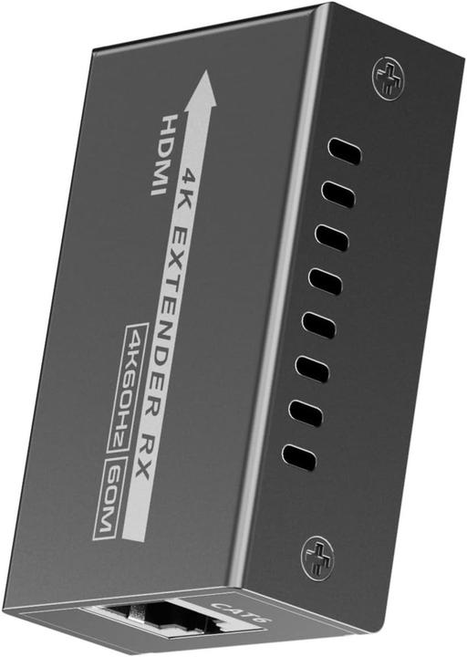 Produktbild PremiumCord USB-C na HDMI extender přes patch kabel Cat5e/6/6a 4K@60Hz na 60m (Extender)