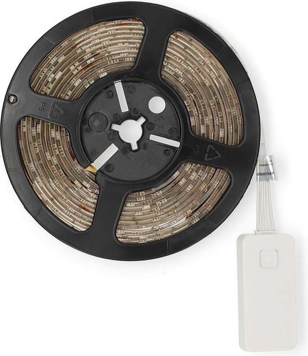 Actual product image Nedis SmartLife LED-Streifen | Wi-Fi | Kaltweiss / RGB / Warmweiss | SMD | 5.00 m | IP21 | 2700 - 65 (Cold White, Multicoloured, RGB, Warm white, 500 cm, Indoor)