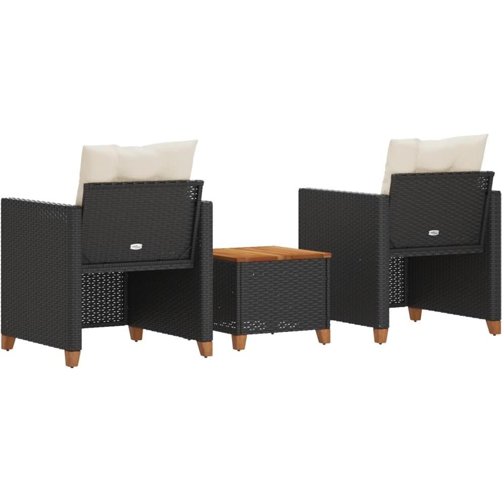 Thumbnail - VidaXL, Gartenlounge, 10-tlg. Garten-Lounge-Set mit Kissen