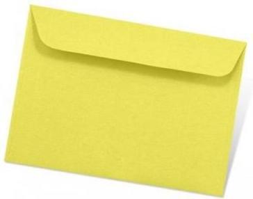 Actual product image Artoz 1001 Pkg 5 Envelopes C5 lime (5x)
