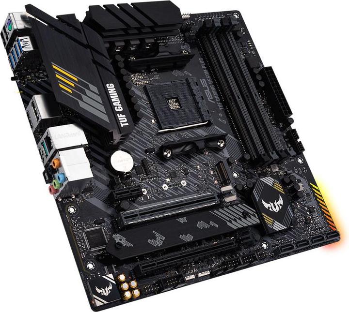 Actual product image ASUS TUF GAMING B550M-PLUS (AM4, AMD B550, mATX)