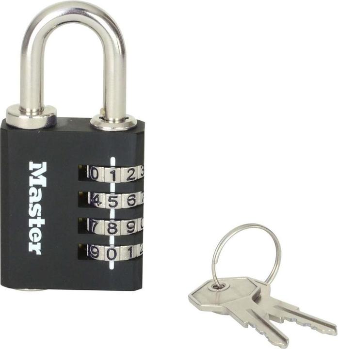 Productafbeelding Master Lock Zahlensschloss inkl. Notschlüssel 78x40x16mm