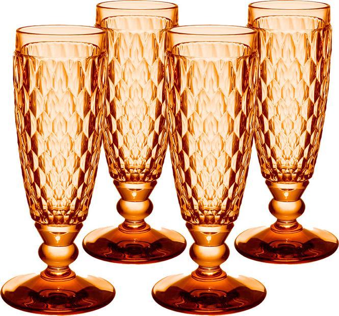 Produktbild Villeroy & Boch Sektglas 4 Stk Boston Apricot (12 cl, 4 Gläser, Sektgläser)