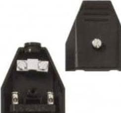 Actual product image Bachmann 2P Electrical mains plug (CEE 7/16)