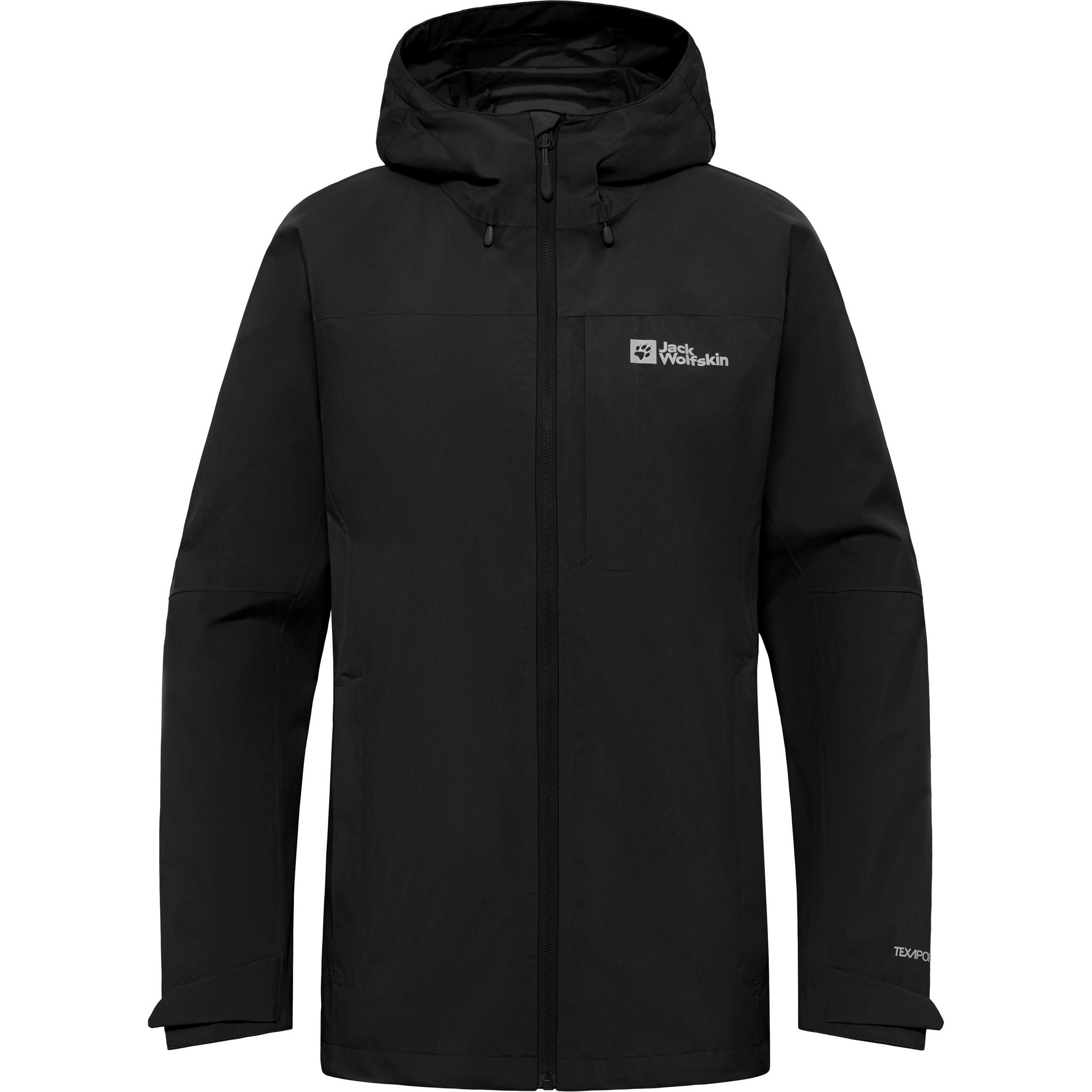 Jack Wolfskin, Damen, Jacke, Tempest 2L Jkt W (L), Schwarz, L