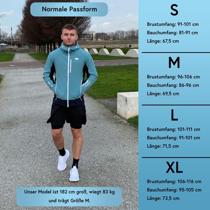 Produktbild Valkental Funktionale & reflektierende Softshelljacke für Outdooraktivitäten - Herren (S)