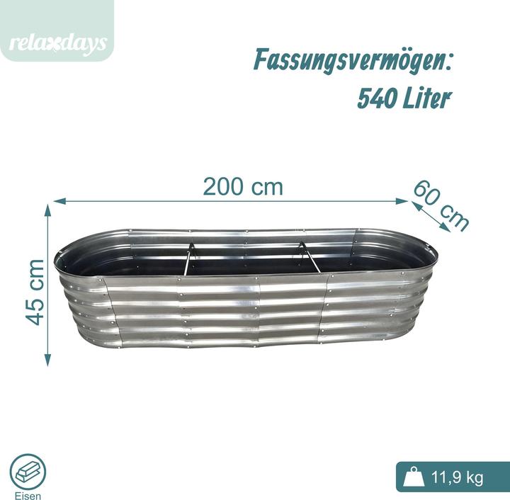 Produktbild Relaxdays Hochbeet