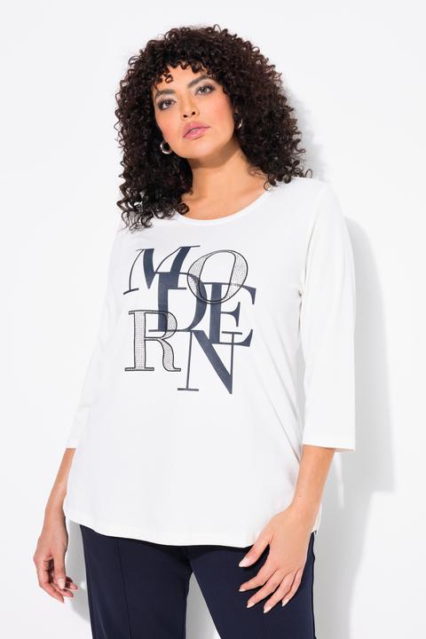 Produktbild Ulla Popken Shirt, Modern, Classic, Rundhals, 3/4-Arm (56)