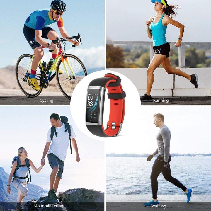 Actual product image Monkeylectric Smartwatch mit Fitness-Tracker, Herzfrequenz, Blutdruck, Schlafüberwachung, IP68 wasserdicht