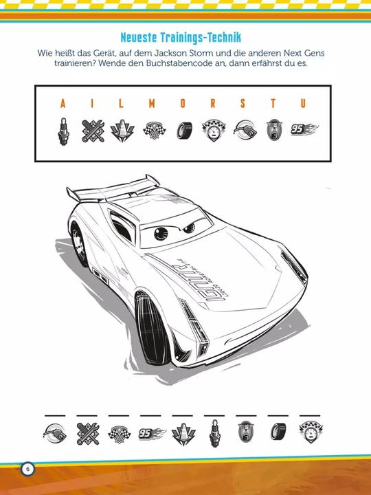 Produktbild Disney Cars 3: 1000 Sticker