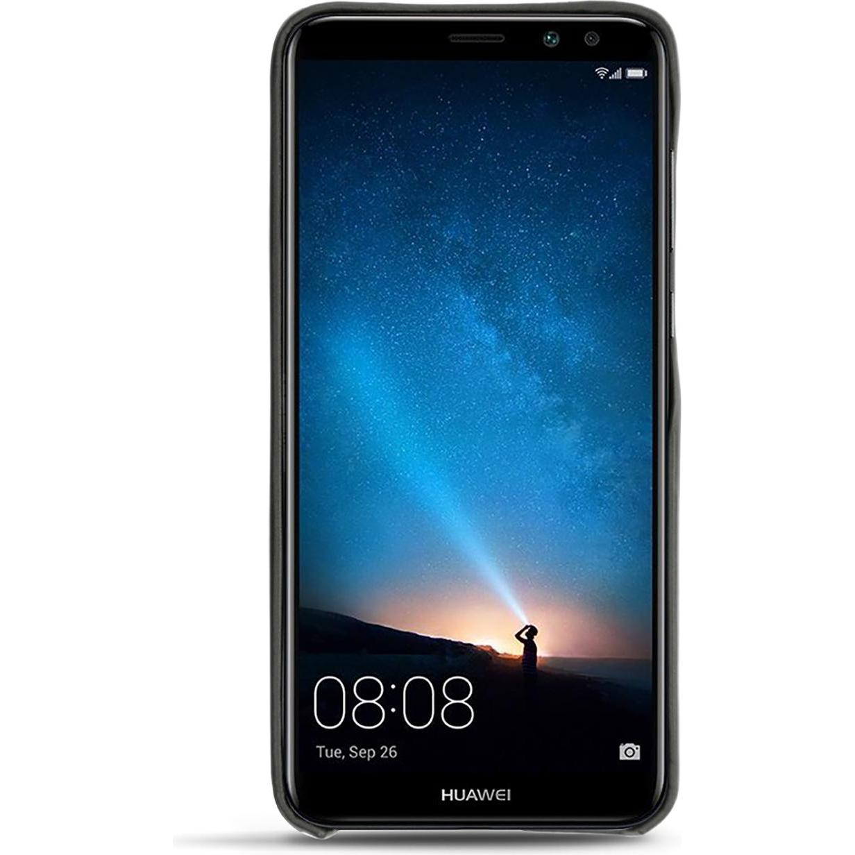 Thumbnail - Noreve Lederschutzhülle (Huawei Mate 10 Lite), Smartphone Hülle, Schwarz