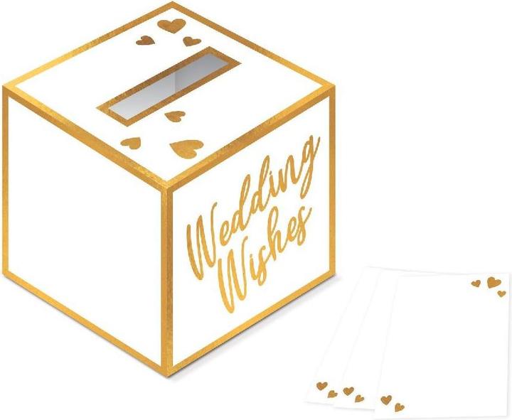 Amscan Boîtes de voeux de mariage 25 x 25 x 25 cm avec (6 pcs)