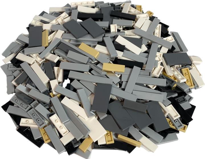 Actual product image LEGO Tiles mixed colours - 50 pieces - Tile mix - NEW (LEGO Accessories)