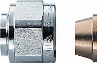 Produktbild Frese kompressionskobling DN10xØ10 mm, for kobberrør (Pressverbindung)