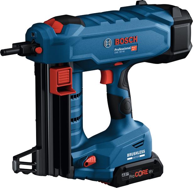 1 x Ausdrückstift, 1 x Befestigungshaken, 1 x Magnet, 1 x Standard-Mundstück, 1 x E-Mundstück, 1 x XL-BOXX-Einlage, 1 x XL-BOXX, 2 x Akku ProCORE18V 4.0Ah, Schnellladegerät GAL 18V-40 Professional