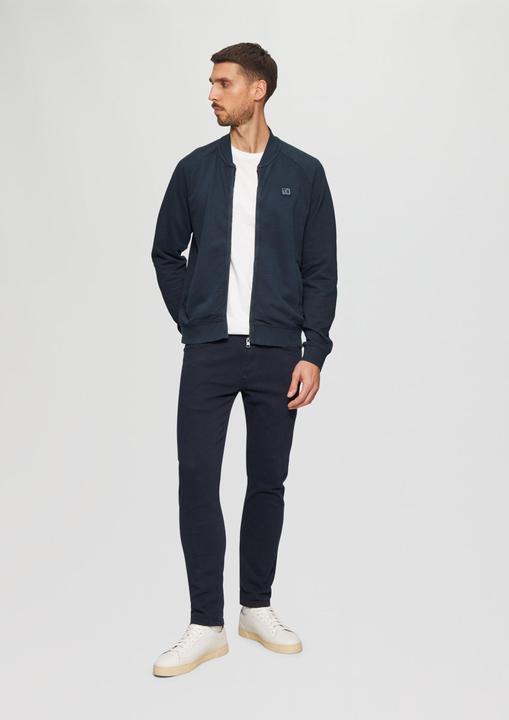 Produktbild s.Oliver Sweatshirt Jacke Jacke mit Garment Dye und Raglanärmeln (M)
