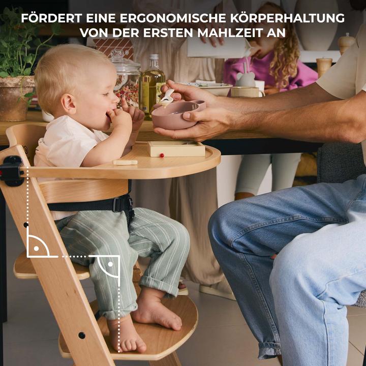 Produktbild KinderKraft high chair ENOCK beige (Hochstuhl Sitzerhöhung)