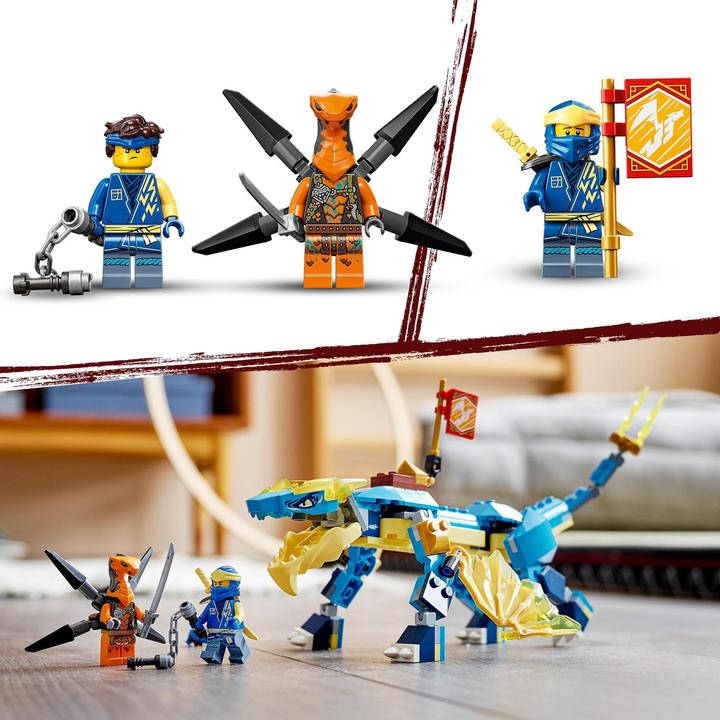 Actual product image LEGO Jay's Thunder Dragon EVO (71760, LEGO Ninjago)