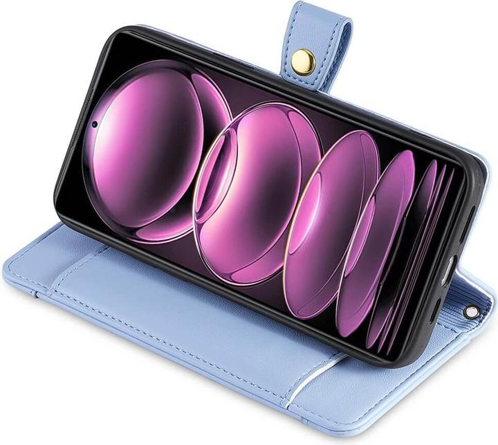 Actual product image Cover-Discount Xiaomi Poco X5 Pro - Wallet Case Cover blue (Xiaomi Poco X5 Pro, Xiaomi Redmi Note 12 Pro 5G)