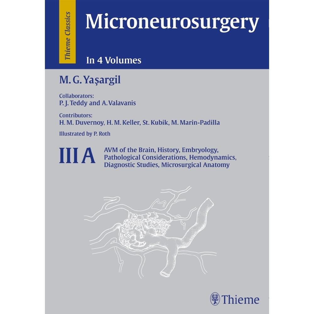 Thieme, Stuttgart, Praxisbedarf, Yasargil,M.G.:Microneurosurgery.3a