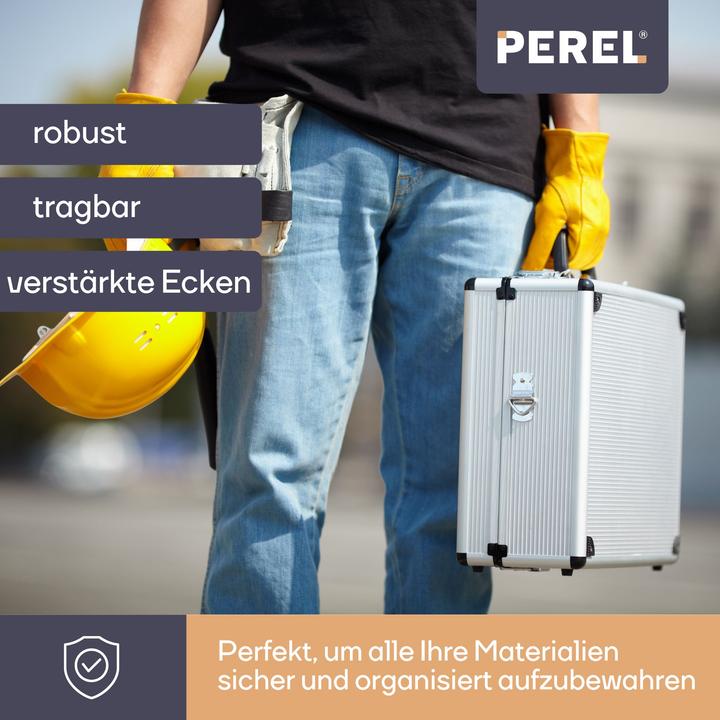 Image du produit Velleman VALISE À OUTILS EN ALUMINIUM - 320 x 230 x 155 mm - GRIS (1 pièces)