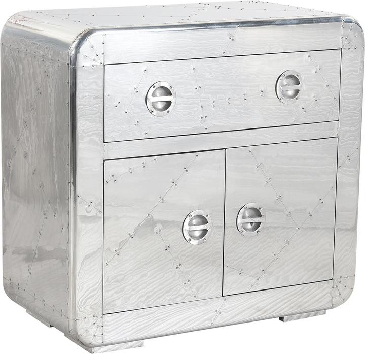 Image du produit SIT Möbel Commode Aero argent (80 x 90 x 40 cm)