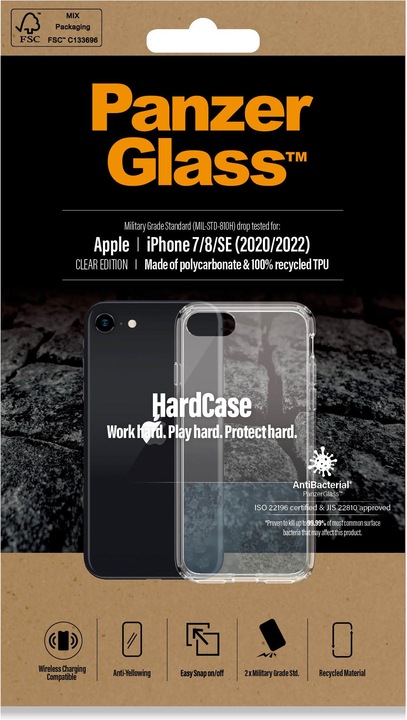 Productafbeelding PanzerGlass ™ ClearCase Apple iPhone SE (2020/2022) | 7 | 8 (Apple iPhone 7, Apple iPhone SE (2e generatie), Apple iPhone SE (3e generatie))