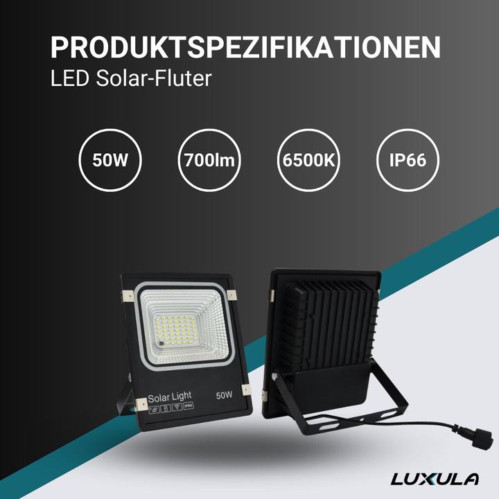 Produktbild Luxula Solar LED-Fluter (700 lm, IP66)