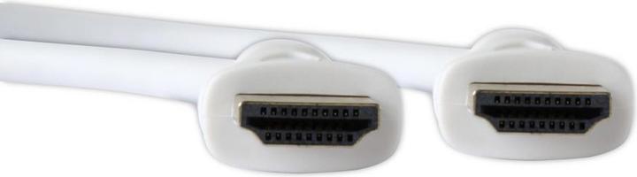 Image du produit Techly Câble HDMI A M/M haute vitesse 10m blanc (10 m, HDMI)