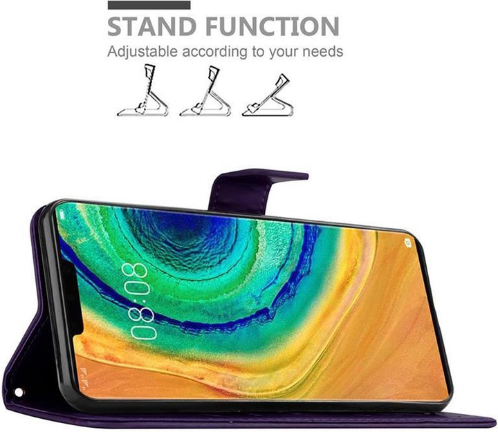 Produktbild Cadorabo Flower Book Cover (Huawei Mate 30 Pro)
