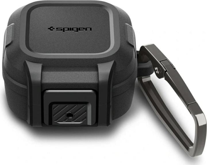 Actual product image Spigen - Lock Fit (ACS11202) - Samsung Galaxy Buds 4 / Buds 4 Pro - Matte Black