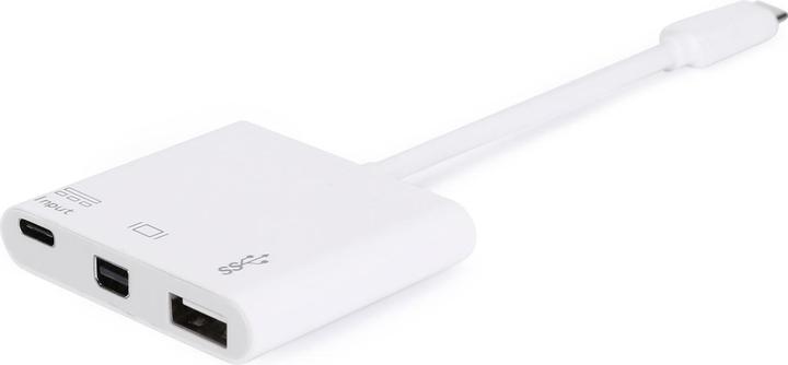 equip 133463 USB Typ C zu Mini DisplayPort Buchse USB A Buchse PD Adapter (USB 3.0, Mini DP, 1.50 cm)