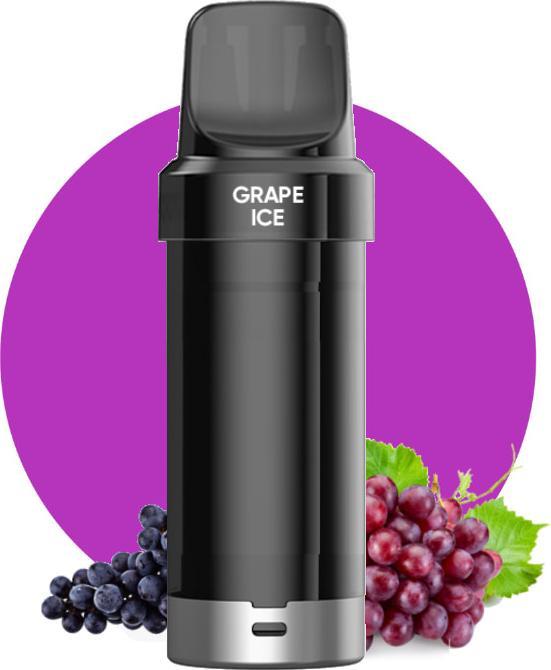 Actual product image Wotofo Nexpod Ersatzpod 7000 - Grape Ice (Ice tea, Bunch of grapes, Sprig)