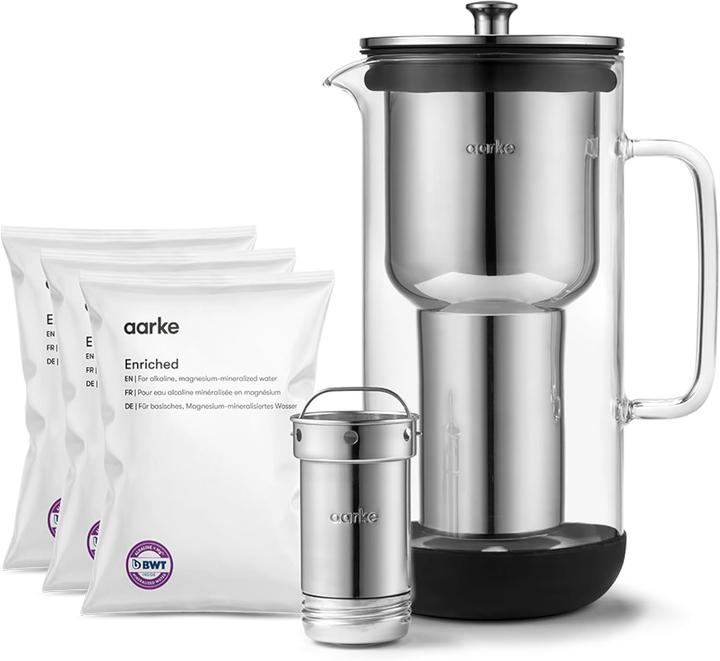 Actual product image Aarke Purifier Water Filter Carafe (3x)