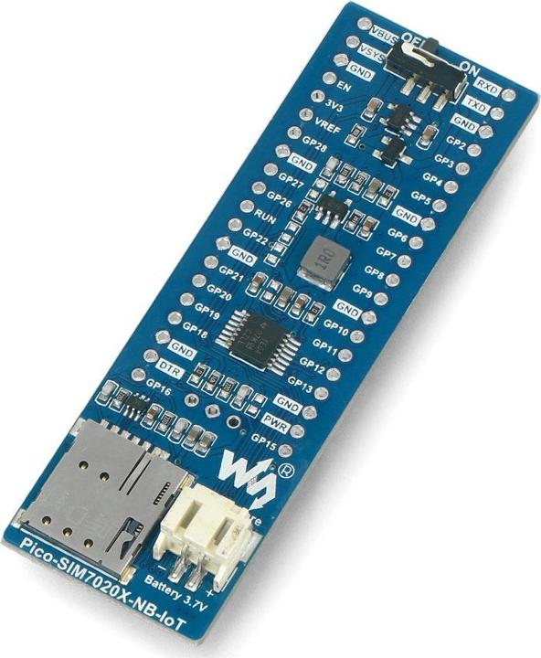 WaveShare NB-IoT GSM SIM7020E - moduł komunikacyjny per Raspberry Pi Pico - 19622)